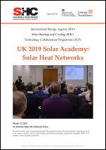 UK Solar Academy On-site Training on Solar Heat Networks Report