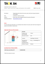 INFO Sheet B01: Optimized Systems, Denmark - SDHW System with Heat Storage and Polymer Inlet Stratifier