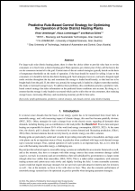 Predictive Rule-Based Control Strategy for Optimizing the Operation of Solar District Heating Plants