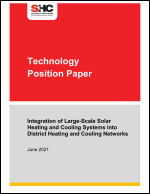 Integration of Large-Scale Solar Heating and Cooling Systems into District Heating and Cooling Networks