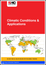 Solar Cooling for the Sunbelt Regions: Climatic Conditions & Applications