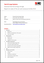 Seasonal Thermal Energy Storage