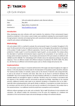 Life cycle analysis for polymeric solar thermal collectors