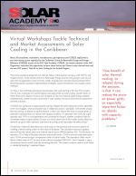 Virtual Workshops Tackle Technical and Market Assessments of Solar Cooling in the Caribbean