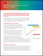 400 Million Residential Solar Water Heaters by 2030 Heaters by 2030