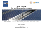 Solar Cooling for buildings and processes